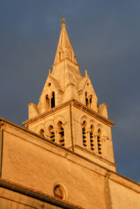 clocher de l'eglise saint jean baptiste de bellegarde