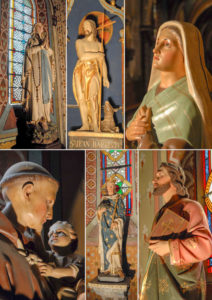 statues de l'eglise saint jean baptiste de bellegarde