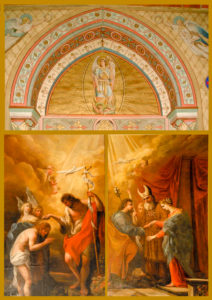 peinture de l'eglise saint jean baptiste de bellegarde