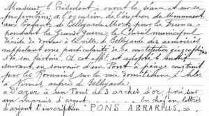 extrait du conseil municipal 8 avril 1922