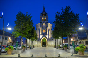 place de l'eglise saint jean baptiste de bellegarde