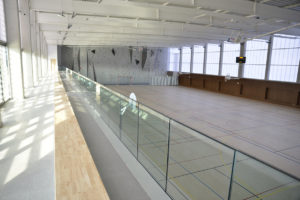 haut du gymnase du collège frederico garcia lorca à bellegarde