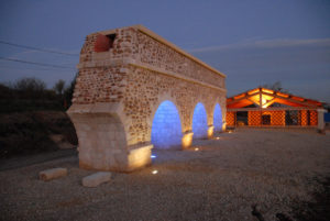 musee de l'eau la nuit à bellegarde