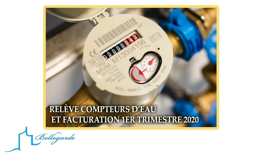 Facturation consommation eau potable 1er semestre 2020