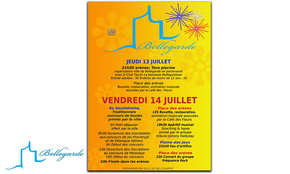 FÊTE de JUILLET 2023