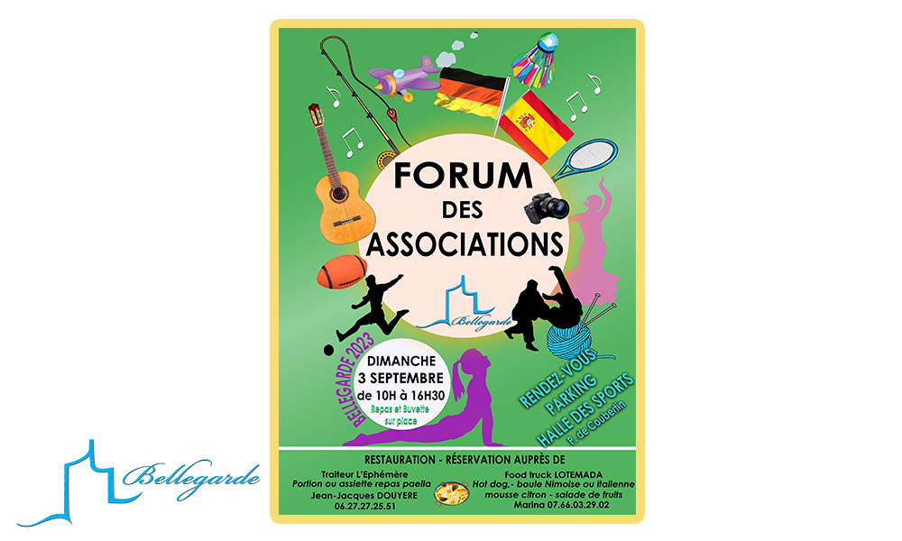 Forum des associations locales – 3 septembre 2023