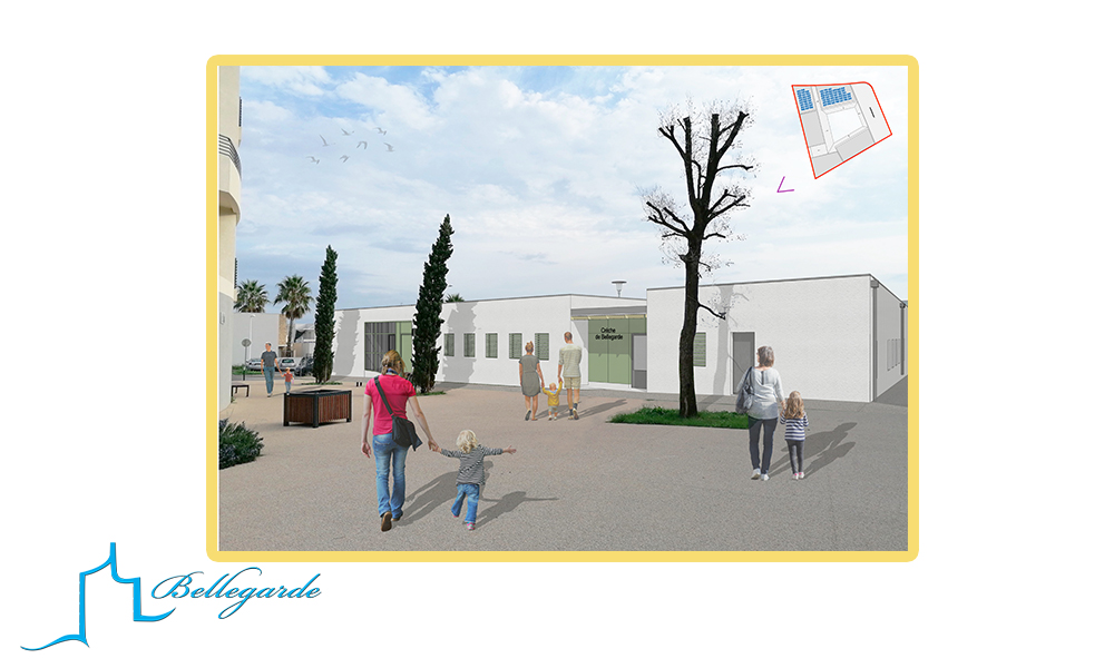 Lancement de la réalisation du projet de crèche et halles de marché fermée