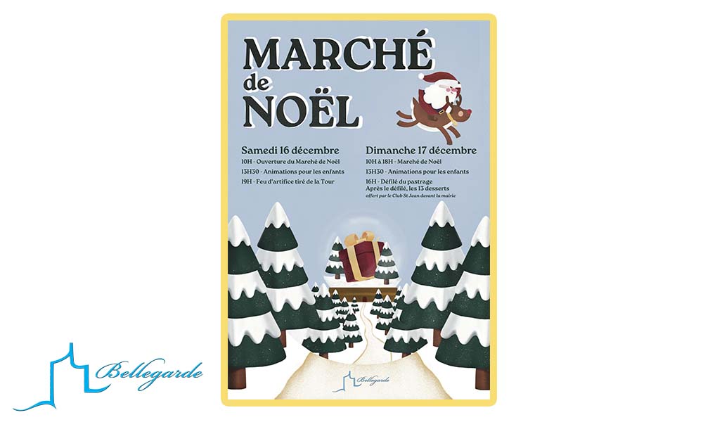 MARCHÉ DE NOËL 16 et 17 DÉCEMBRE 2023