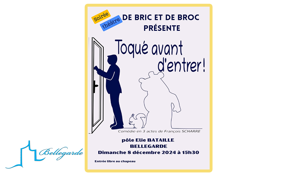 Théâtre: « Toqué avant d’entrer ! »