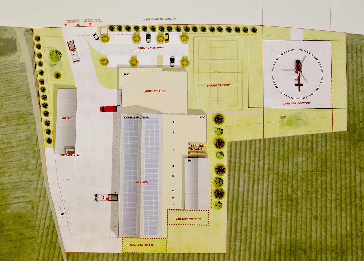 H3pompier2 IMPLANTATION NOUVELLE CRÈCHE DE BELLEGARDE
